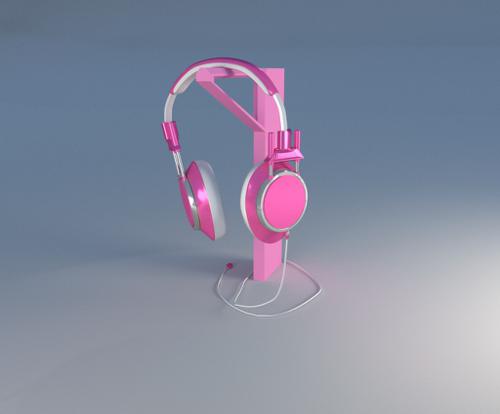Pink Headphones preview image